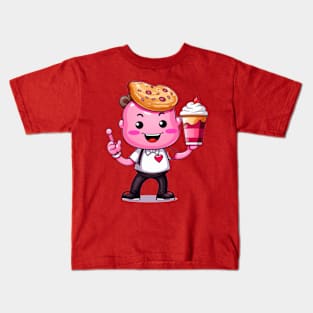 kawaii Ice cream  T-Shirt cute Candy food  funny Kids T-Shirt